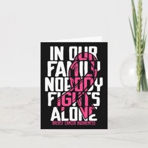 Carte Soutien au cancer du sein Famille rose Cancer du s