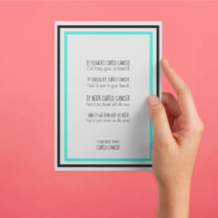 Carte Soutien contre le cancer 