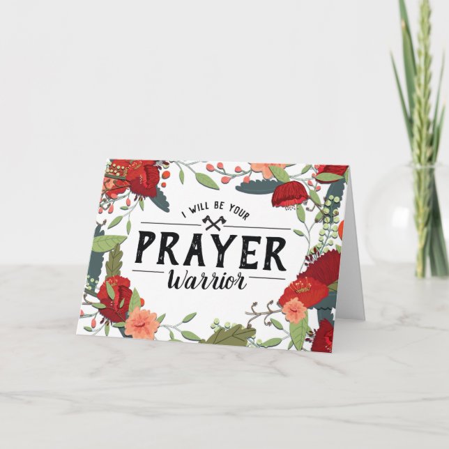 Carte Soutien contre le Cancer, Religieux, Je suis votre (Devant)