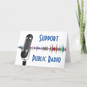 Carte Soutien de la radio publique