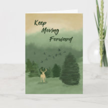 Soutien de récupération Green Landcape Deer À feui