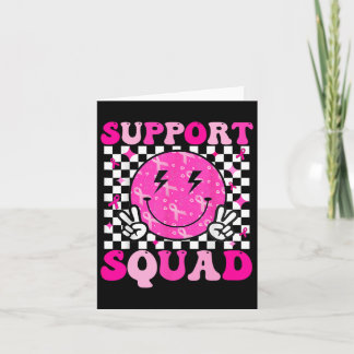 Carte Soutien Squad Sensibilisation au cancer du sein Ru