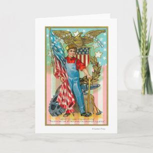 Carte Souvenir de Fête du travail