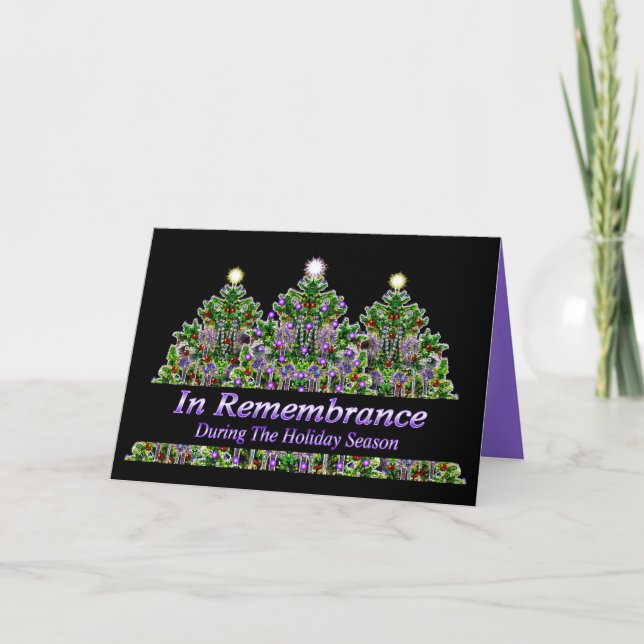 Carte Souvenir de l'amour pendant les fêtes (Devant)