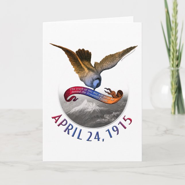 Carte Souvenir du génocide arménien (Devant)