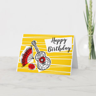 Carte Souvenirs d'Espagne paysage d'anniversaire