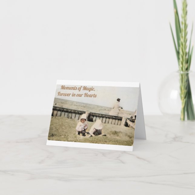 Carte Souvenirs Magiques de Notre Temps Ensemble  (Devant)