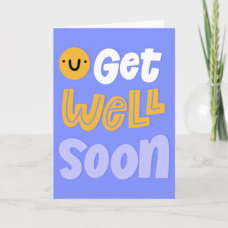 Carte Soyez Bien Bientôt Souris Smile Pink Typographie S