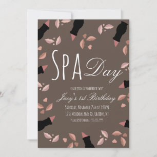 Carte Spa Jour Tone Tone Lip Filles Dames Anniversaire