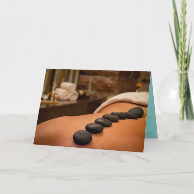 Carte Spa Massage Beauté Traitement Certificat cadeau (Devant)