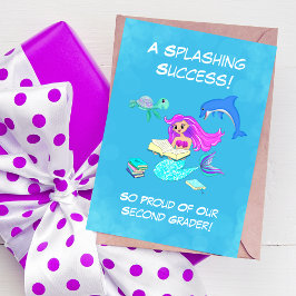 Carte Sparkling Mermaid Lecture Livres Graduation 2e.