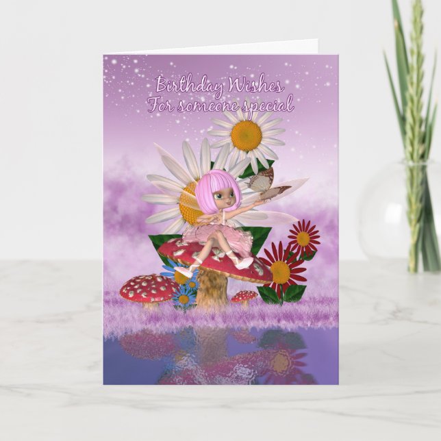 Carte Spéciale Anniversaire Avec Sugar Plum Fair (Devant)