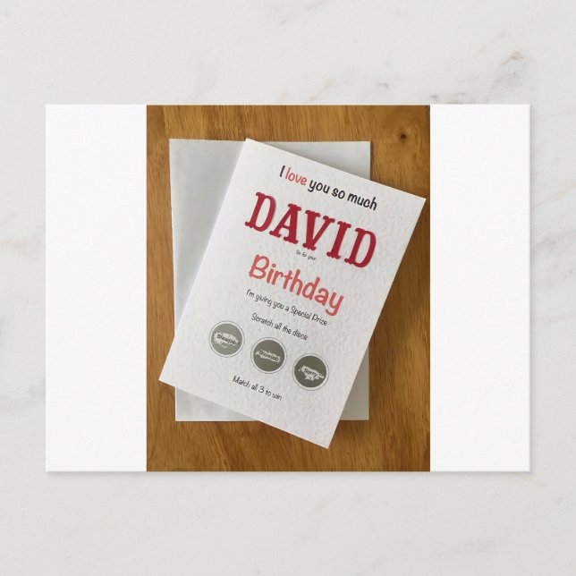 Carte Spéciale Anniversaire Pour Votre Ami (Devant)