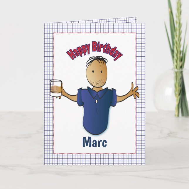 Carte spéciale d'anniversaire Classy Neat pour Hom (Devant)