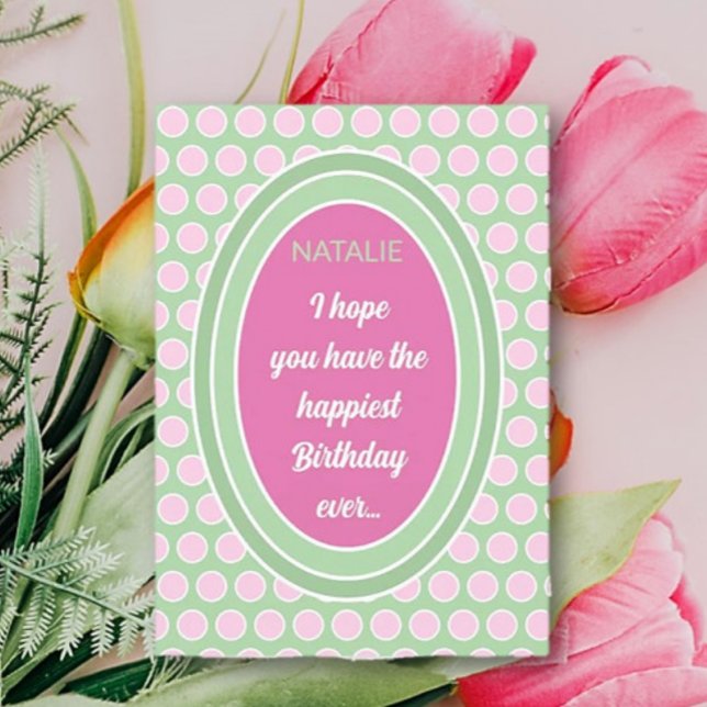 Carte spéciale d'anniversaire personnalisée (Créateur téléchargé)