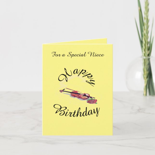 Carte Spéciale Nuit Anniversaire : Musique D'Amour (Devant)