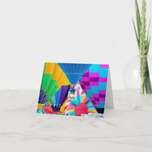 Carte Spectacle de ballon à air chaud