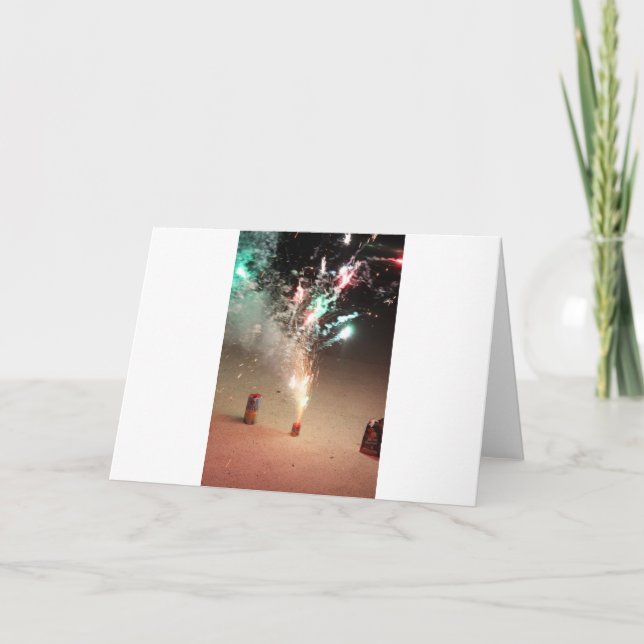 Carte Spectacle Fireworks (Devant)