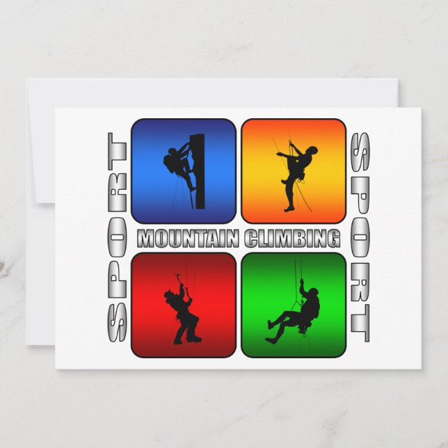 Carte Spectaculaire Escalade de montagne (Devant)