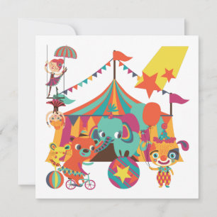 Carte Spectateurs de cirque