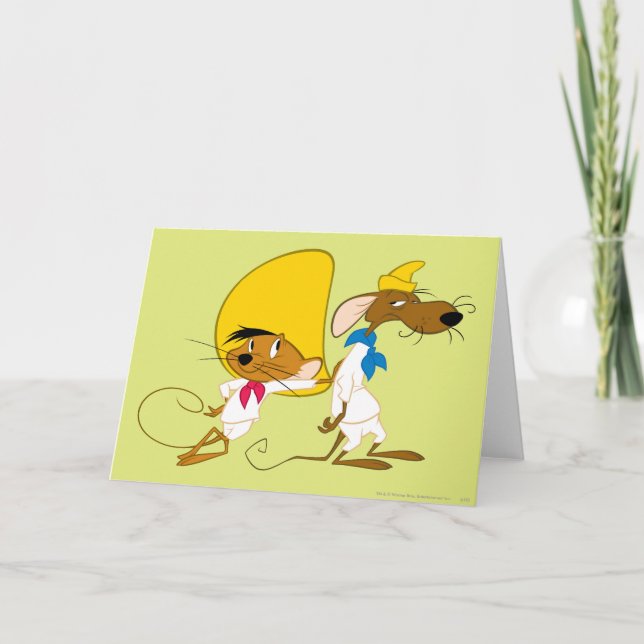 Carte SPEEDY GONZALES™ et Slowpoke (Devant)