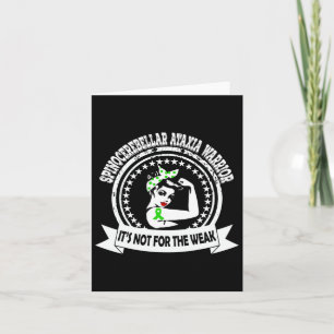 Carte Spinocerebellar Ataxia Guerrier Sensibilisation T