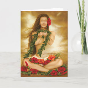 Carte Spirit of Aloha by fine artist Lori Higgins.