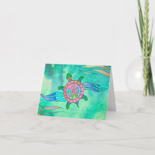 Carte Spirit Turtle Blank Notecard