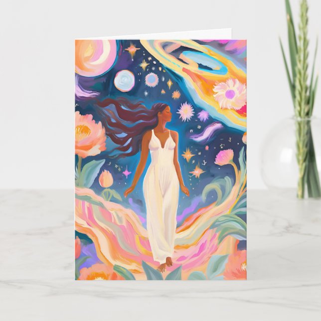 Carte spiritual happy birthday (Devant)