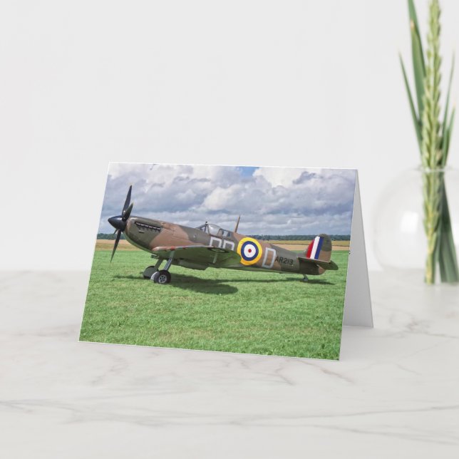 Carte Spitfire AR213 (Devant)