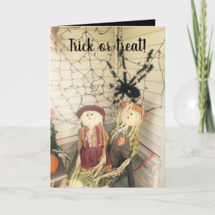 Carte Spooky Halloween Greeting Card