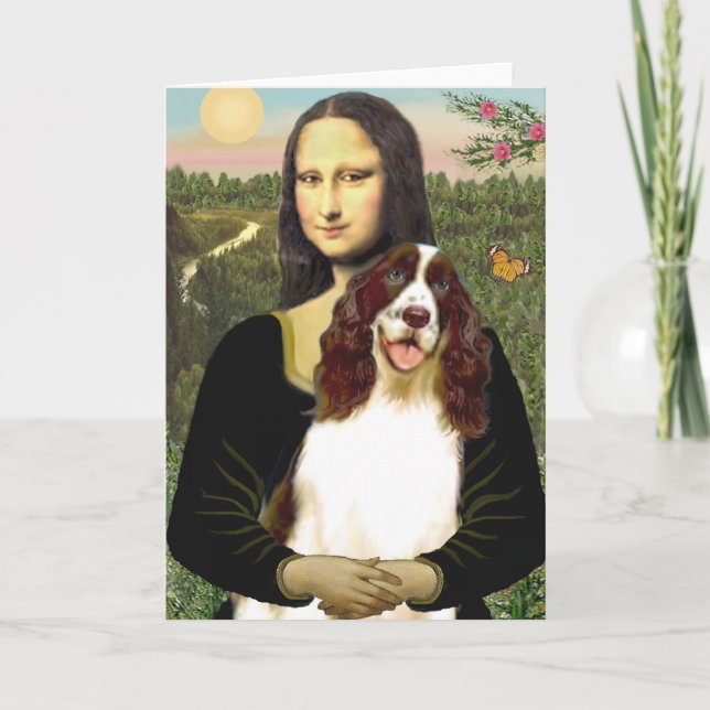 Carte Springer anglais (Liv2) - Mona Lisa (Devant)