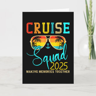 Carte Squad Crew Cruise 2025 Summer Vacation Matching Fa