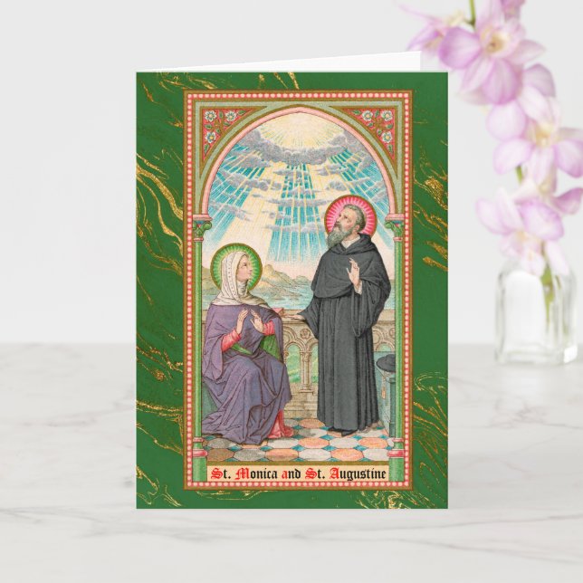Carte SS. Monica et Augustine à Ostia (SAU 047) (Orchidée)