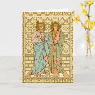 Carte SS Philip & James the Less (RLS15) Voeux blancs