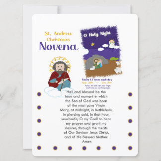Carte St. Andrew Novena