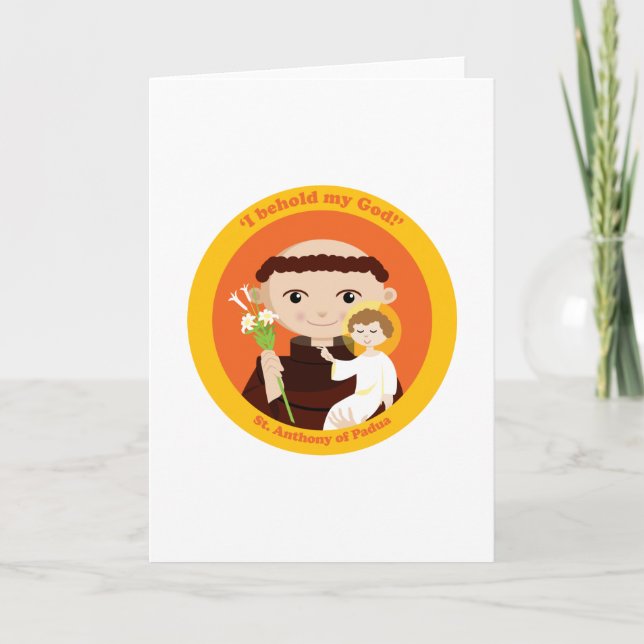 Carte St Anthony de Padoue (Devant)
