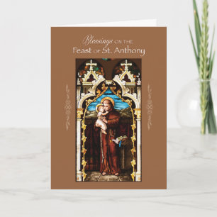 Carte St. Anthony of Padua Feast Day Blessings