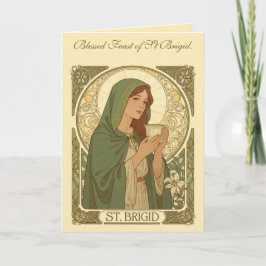 Carte St Brigid The Patroness of Dairy Production