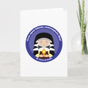 Carte St Clare d'Assisi
