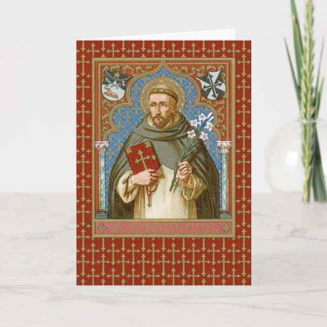 Carte St. Dominic de Guzman (BK 011) Salutation blanche (Devant)