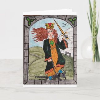 Carte St Dymphna du Retablo créé par KK Hannegan