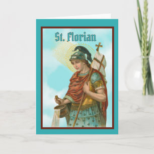 Carte St. Florian avec seau (Ciel clair; M 019)