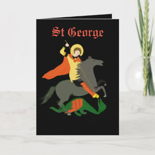 Carte St George et le dragon editable
