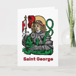Carte St. George et le Dragon (Nuremberg) Salutation
