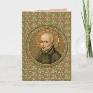 Carte St. Ignatius Loyola (BK 050) Salutation/note blanc