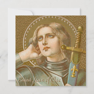 Carte St. Jeanne d'Arc (JM 28) Salutation des Carrés bla
