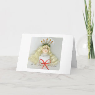 Carte St. Lucia Day 177 JL Biel Greeting Card