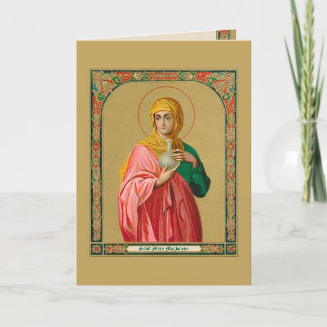 Carte St. Mary Magdalene en tant que porteur de my (Devant)