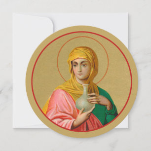 Carte St. Mary Magdalene en tant que porteur de myrrhum 